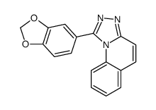 1-(1,3-benzodioxol-5-yl)-[1,2,4]triazolo[4,3-a]quinoline Structure