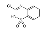 3-chloro-4H-1λ6,2,4-benzothiadiazine 1,1-dioxide结构式