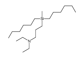 3-[dihexyl(methyl)silyl]-N,N-diethylpropan-1-amine Structure