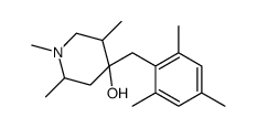 1,2,5-trimethyl-4-[(2,4,6-trimethylphenyl)methyl]piperidin-4-ol结构式