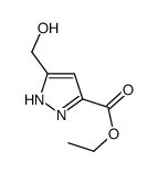 5-(羟甲基)吡唑-3-甲酸乙酯结构式