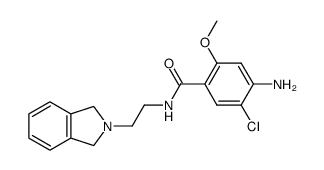 N-[2-(2-isoindolinyl)ethyl]-4-amino-5-chloro-2-methoxybenzamide Structure