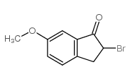 2-Bromo-6-methoxy-1-indanone Structure