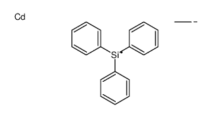 cadmium,ethane,triphenylsilicon Structure