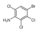 4-bromo-2,3,6-trichloroaniline Structure