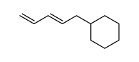1-[2,4-pentadienyl]cyclohexane Structure