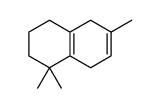 4,4,7-trimethyl-2,3,5,8-tetrahydro-1H-naphthalene结构式