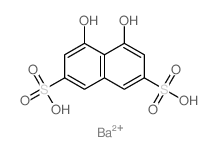 4,5-dihydroxynaphthalene-2,7-disulfonic acid Structure