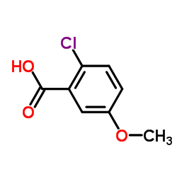 2-Chloro-5-methoxybenzoic acid Structure