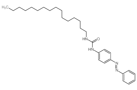 Urea,N-hexadecyl-N'-[4-(2-phenyldiazenyl)phenyl]-结构式