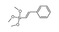 β-(Trimethoxysilyl)-styrol结构式
