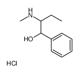 (1-hydroxy-1-phenylbutan-2-yl)-methylazanium,chloride结构式