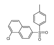 1-chloro-6-(4-methylphenyl)sulfonylnaphthalene Structure