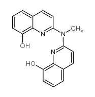 N-甲基-2,2’-亚氨双(8-喹啉醇)结构式