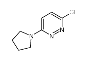 3-氯-6-(吡咯啉-1-基)哒嗪结构式