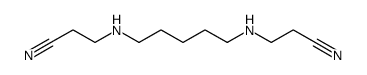 N,N'-bis(3-propionitrilo)-1,5-diaminopentane Structure