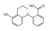 2-(3-hydroxy-2-propylphenoxy)benzoic acid结构式