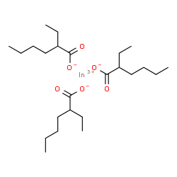 indium 2-ethylhexanoate结构式