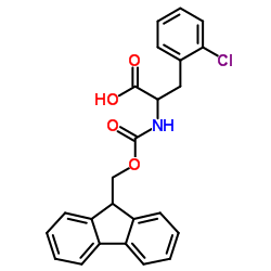 FMOC-2-CHLORO-DL-PHENYLALANINE Structure