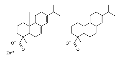 zinc,(1R,4aR,4bR,10aR)-1,4a-dimethyl-7-propan-2-yl-2,3,4,4b,5,6,10,10a-octahydrophenanthrene-1-carboxylate Structure