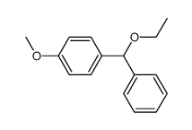 (RS)-1-(ethoxyphenylmethyl)-4-methoxybenzene结构式