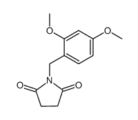 1-(2,4-dimethoxybenzyl)pyrrolidine-2,5-dione Structure