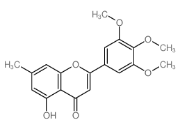 5-hydroxy-7-methyl-2-(3,4,5-trimethoxyphenyl)chromen-4-one picture