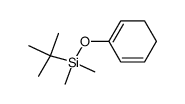 1-[(tert-butyldimethylsilyl)oxy]-1,5-cyclohexanediene结构式