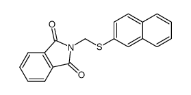 N-(2-naphthylthiomethyl)phthalimide Structure