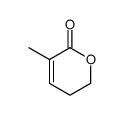 3-methyl-5,6-dihydro-2H-pyran-2-one结构式