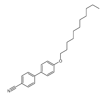 4'-(undecyloxy)[1,1'-biphenyl]-4-carbonitrile Structure