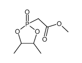 2-methoxycarbonylmethyl-4,5-dimethyl-2-oxo-1,3,2-dioxaphospholane Structure