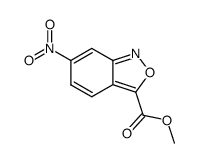 3-Methoxycarbonyl-6-nitro-2,1-benzisoxazole结构式