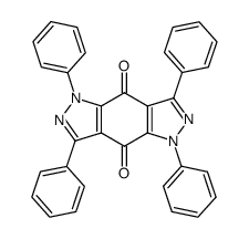 1,3,5,7-tetraphenylpyrazolo[3,4-f]indazole-4,8(1H,5H)-dione Structure
