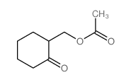 (2-oxocyclohexyl)methyl acetate Structure