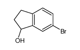 6-溴-2,3-二氢-1H-茚-1-醇结构式