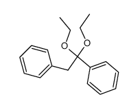 Deoxybenzoine diethylacetal Structure