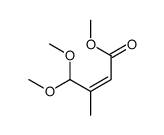 methyl 4,4-dimethoxy-3-methylbut-2-enoate Structure