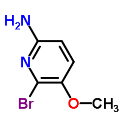 6-Bromo-5-methoxypyridin-2-amine structure
