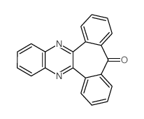 dibenzo[3,4,6,7]cyclohepta[1,2-b]quinoxalin-10-one结构式
