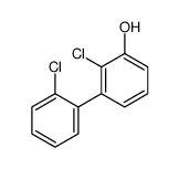 2-chloro-3-(2-chlorophenyl)phenol Structure