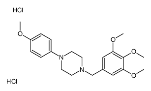 1-(4-methoxyphenyl)-4-[(3,4,5-trimethoxyphenyl)methyl]piperazine,dihydrochloride Structure