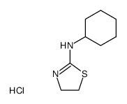 chlorhydrate de N-(thiazolin-2 yl-2) cyclohexylamine结构式