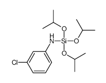 3-chloro-N-tri(propan-2-yloxy)silylaniline结构式