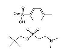 N,N-dimethyl-2-[(2,2-dimethylpropoxy)sulfonyl]ethanaminium p-toluenesulfonate Structure