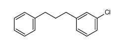 1-chloro-3-(3-phenylpropyl)benzene结构式
