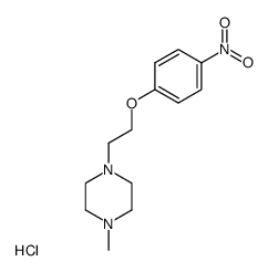 1-methyl-4-(2-(4-nitrophenoxy)ethyl)piperazine hydrochloride结构式