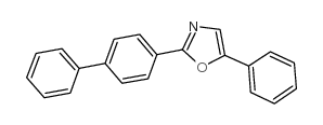 2-(4-联苯基)-5-苯基唑结构式
