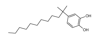 4-(1,1-dimethyl-undecyl)-pyrocatechol结构式