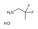 2,2-Difluoropropylamine hydrochloride Structure